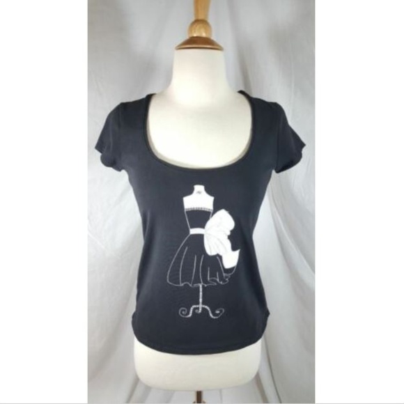 White House Black Market Tops - White House Black Market Graphic Tee Top XS